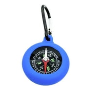 GJX Compass Hiking Survival,Outdoor Essential Compass,Easy to Adjust Compass for Kids,Blue2